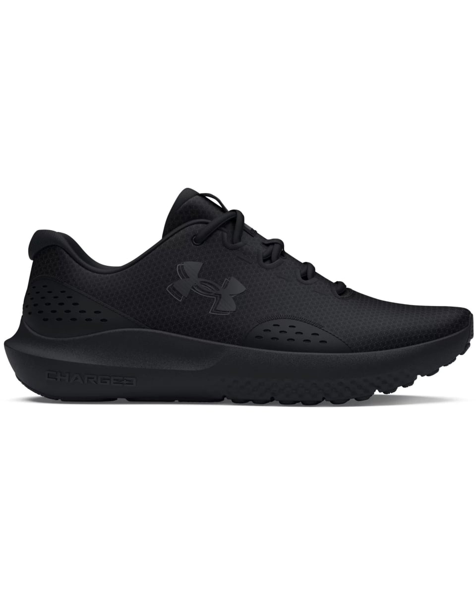 Under Armour 302700000210 Mens Charged Surge 4 Running Shoes, Black- Size 10