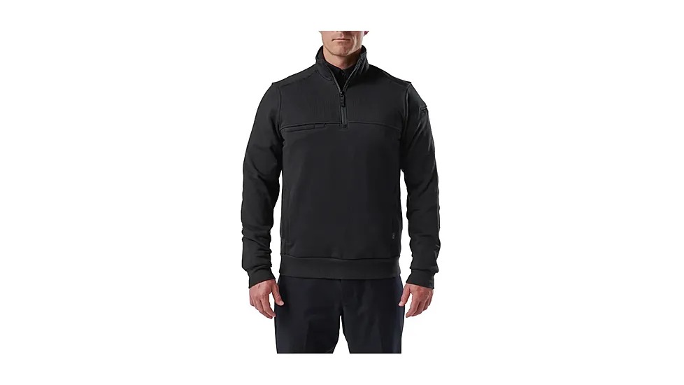 Picture of 5.11 Tactical 5-72534ABR0193XLR 0.25 Zip 2.0 Job Shirt for Mens&#44; Black - Extra Large