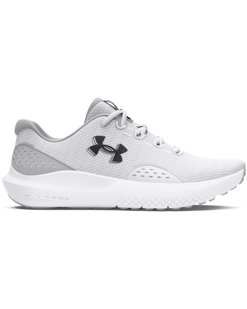 Under Armour 302700010012 Mens Charged Surge 4 Running Shoes, White- Size 12