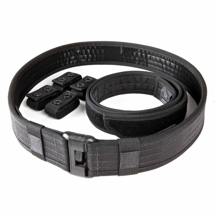 5-59505ABR019S Sierra Bravo Duty Belt, Black 019 - Small