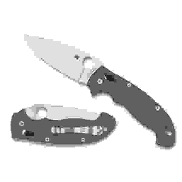 SPY-C95MPCW2 Manix 2 Xl Brn Canvas CPM Folding Knife, Black -  SPYDERCO