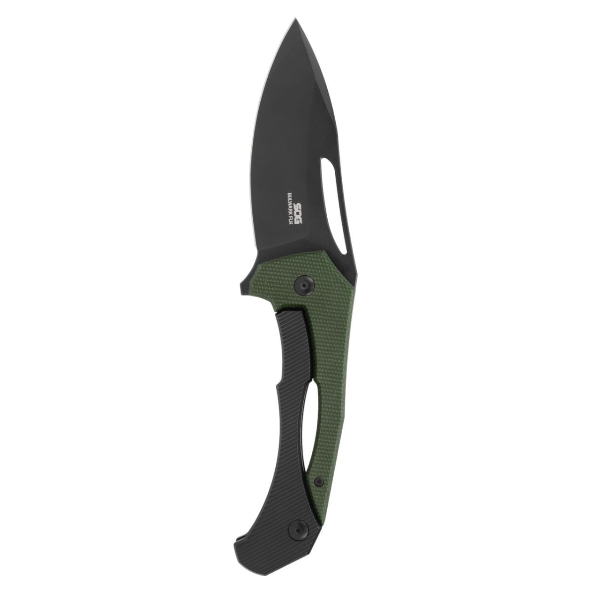 -14-24-02-57 Bulwark FLK Folding Knife, OD Green & Stain
