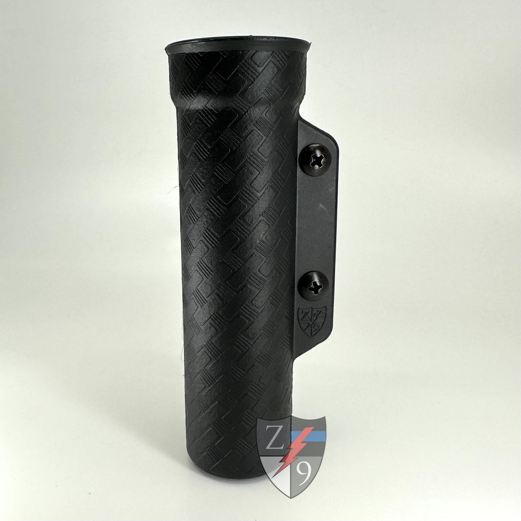 Z9S-Z9-4044-BW-MLK Bezel Up 1 Flashlight Case - Molle-Lok - Black Basketweave Finish