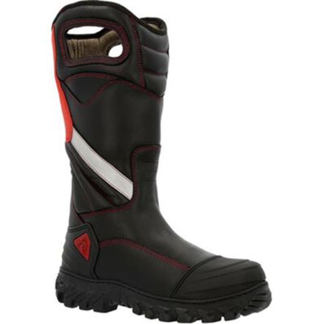 Code Red: Structure, Men's 15 in Composite Toe Fire Boot, Black, 10, M, RKD0087