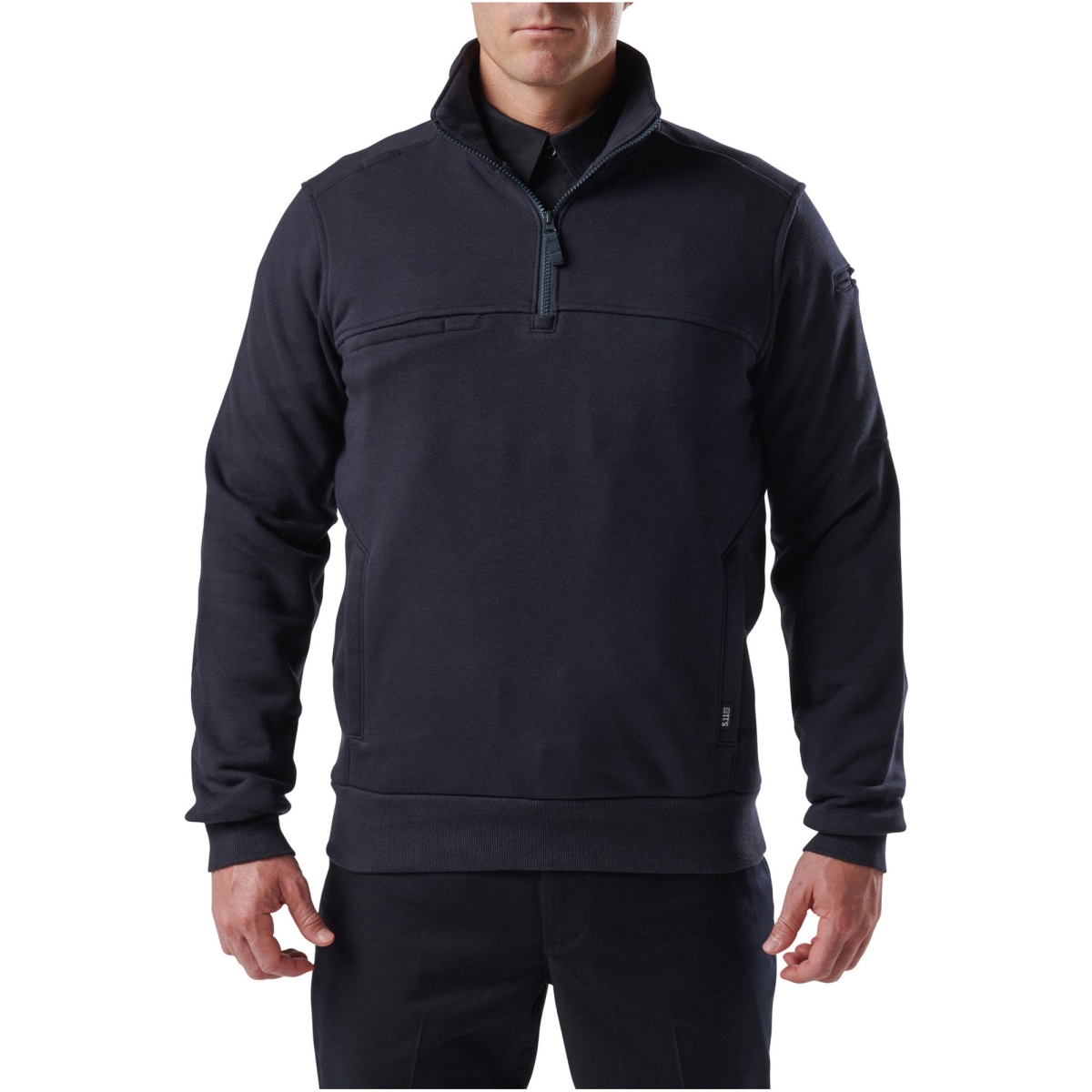 5-72534T720MT Job Shirt 0.25 Zip 2.0 for Men - Fire Navy - Medium -  5.11 Tactical