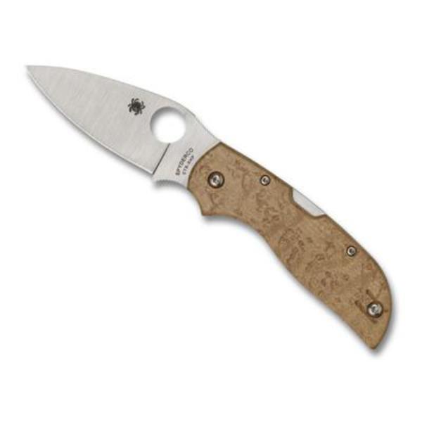 SPY-C152WDP Chaparral Maple Birdseye Folding knife