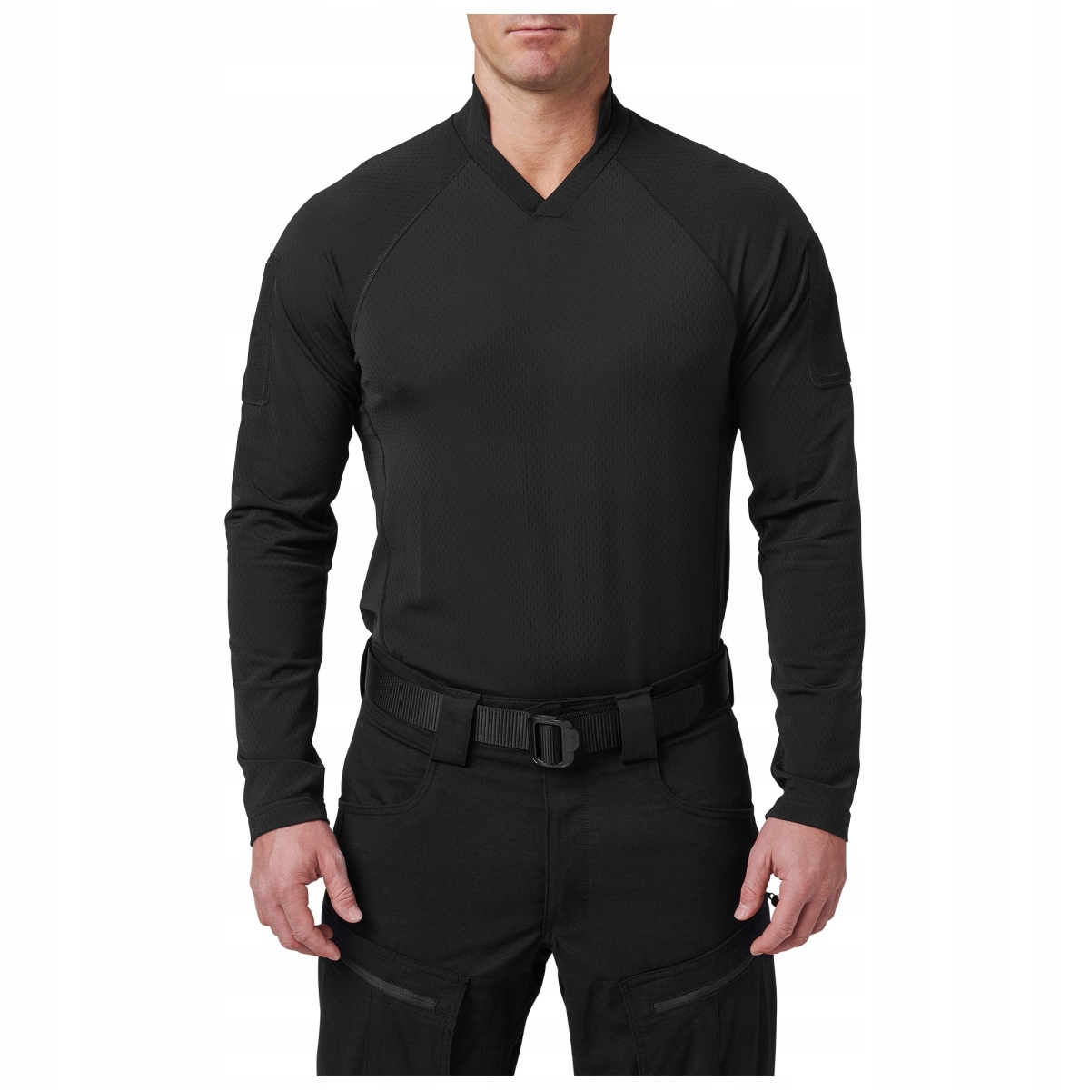 5-42197019XLR Men Long Sleeve Shirt, Black - Extra Large