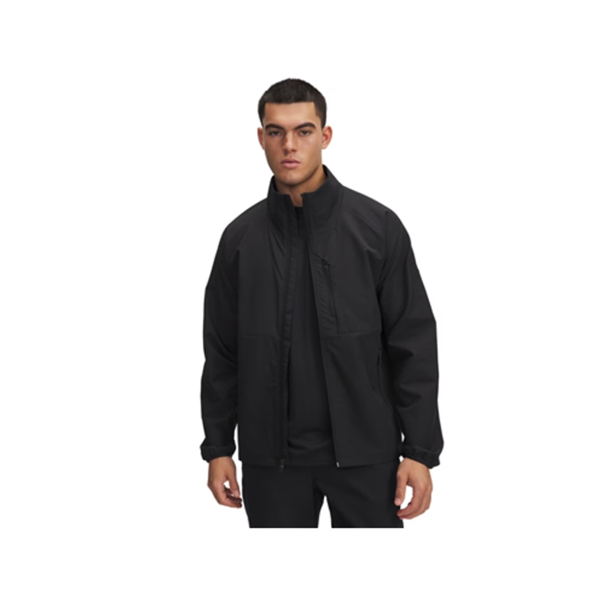 Under Armour 60052410012X Men Tactical Operator Long Sleeves Shirt - Black & Black - 2XL
