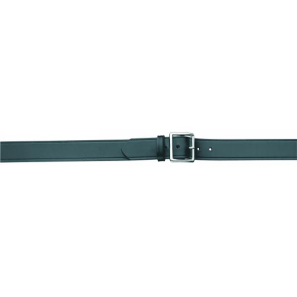 GG-H52-34CLBR Black Hi-Gloss Plain Duty Belt with Brass Buckle - Size 34