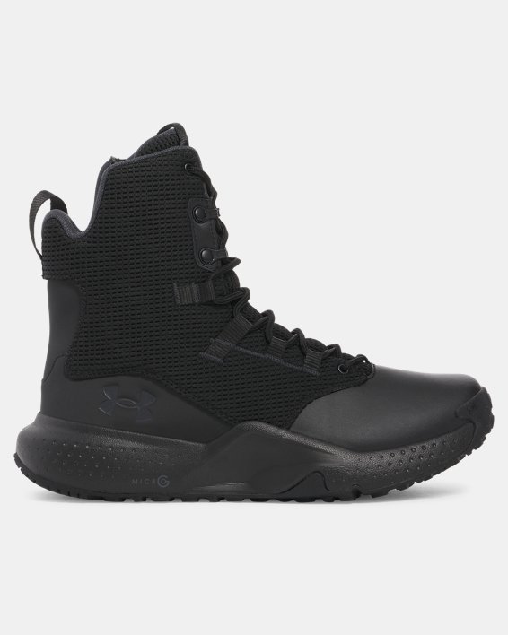 Under Armour 302831300112 Mens Micro G Stellar Zip Tactical Boot, Black & Anthracite - Size 12