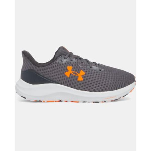 Under Armour 30282540259 Mens Charged Pursuit 4 Running Shoes, Blaze Orange & Gray - Size 9