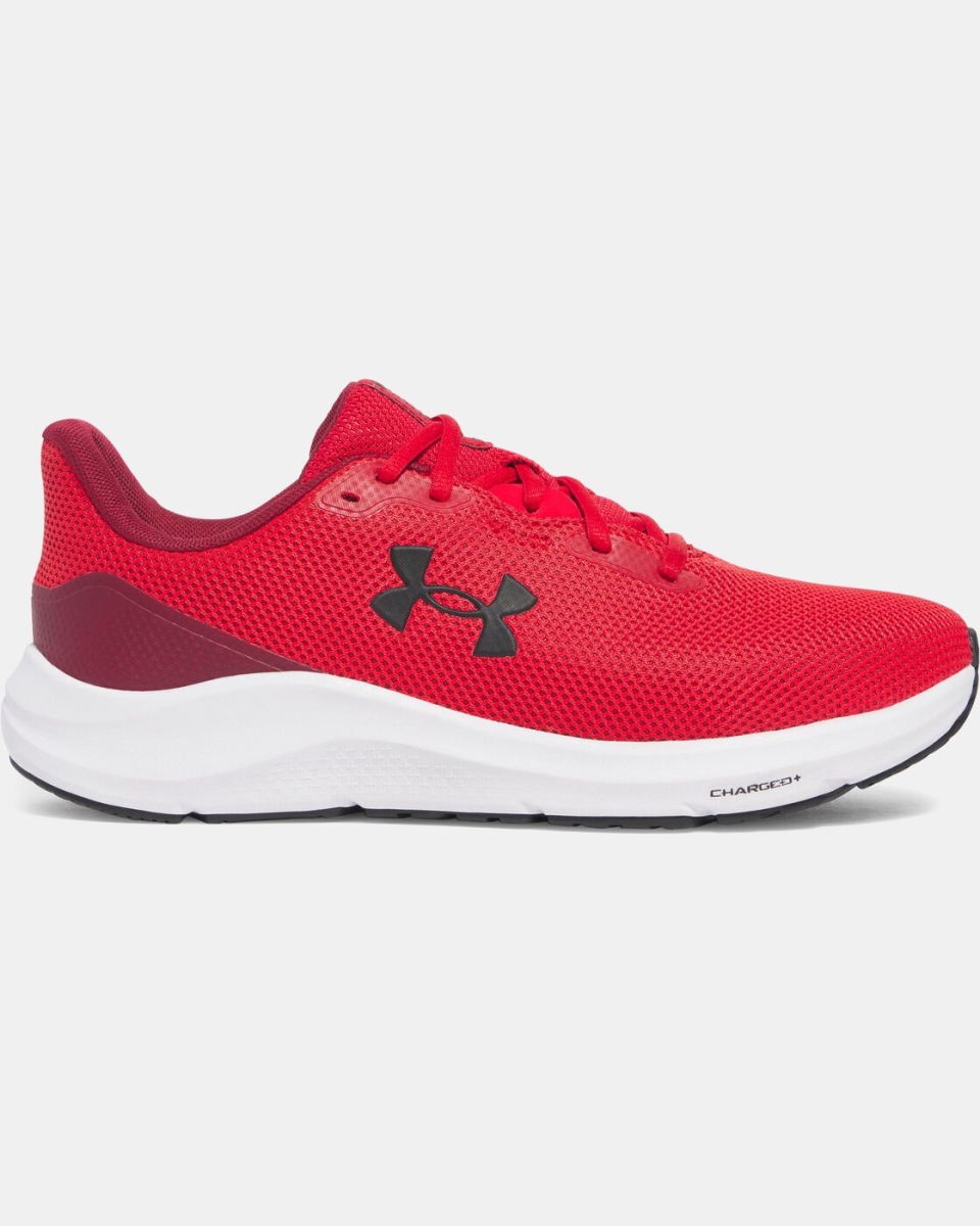 Under Armour 302825460010.5 Mens Charged Pursuit 4 Running Shoes, Red, Cardinal & Black - Size 10.5