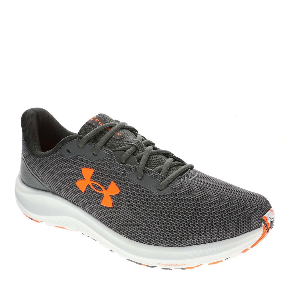 Under Armour 302825402513 Mens Charged Pursuit 4 Running Shoes, Gray - Size 13