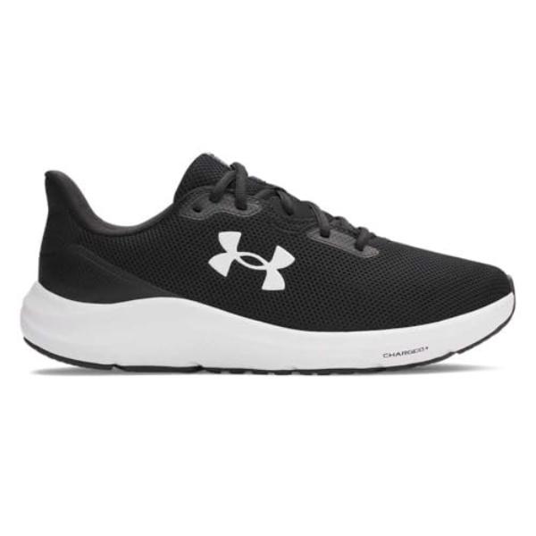 Under Armour 302825400111 Mens Charged Pursuit 4 Running Shoes, Black & White - Size 11
