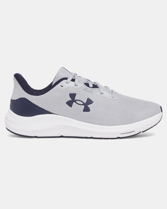 Under Armour 302825441011 Mens Charged Pursuit 4 Running Shoes, Mod Gray & Midnight Navy - Size 11