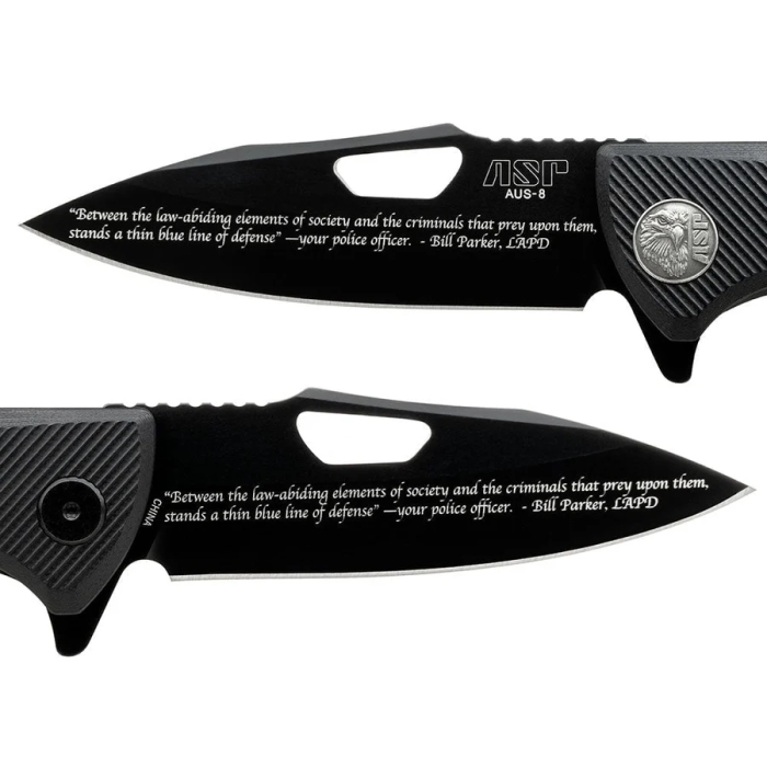 Picture of ASP ASP-55736 3.5 in. PDK Engravers Edition Knives&#44; Black