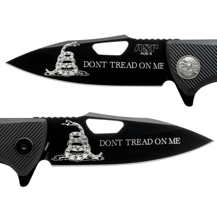 Picture of ASP ASP-55737 3.5 in. PDK Engravers Edition Knives, Black