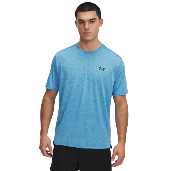 Under Armour 13767914522X Mens Tech Vent Shirt, Ether Blue - 2XL