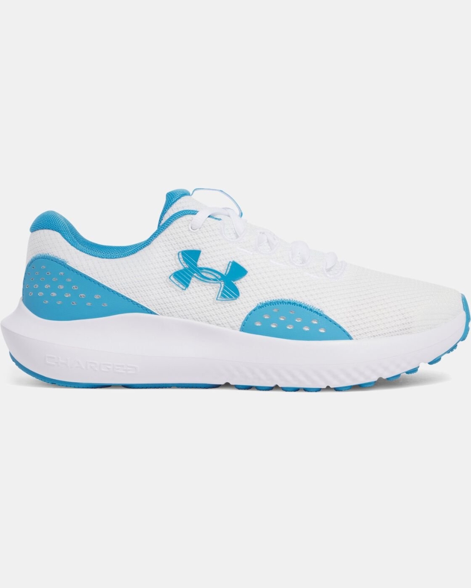 30270001107 Mens Surge 4 Running Shoes, White & Ether Blue