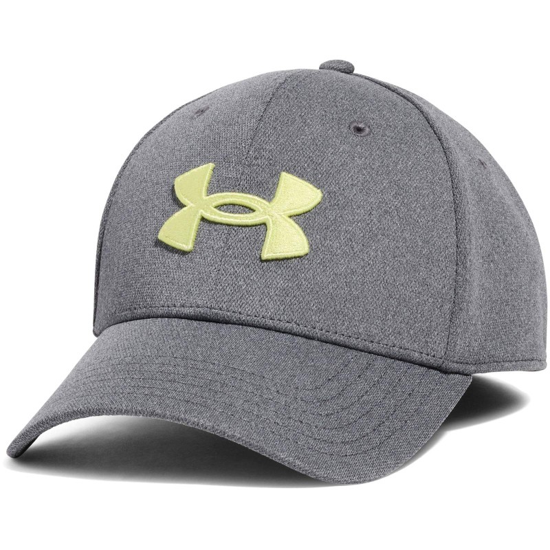 Under Armour 1376700025M-L Mens Blitzing Cap, 025 - Castlerock & Sonic Yellow - Medium & Large