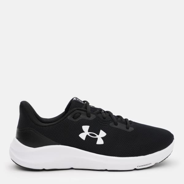 Under Armour 30282540018 Mens Charged Pursuit 4 Running Shoes, Black - Size 8