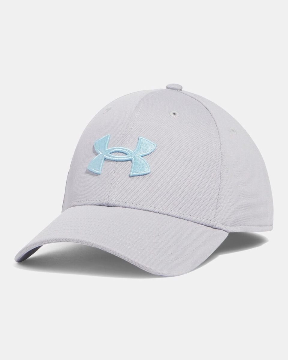 Under Armour 1376700011M-L Mens Blitzing Cap, 011 - Mod Gray & Stream - Medium & Large