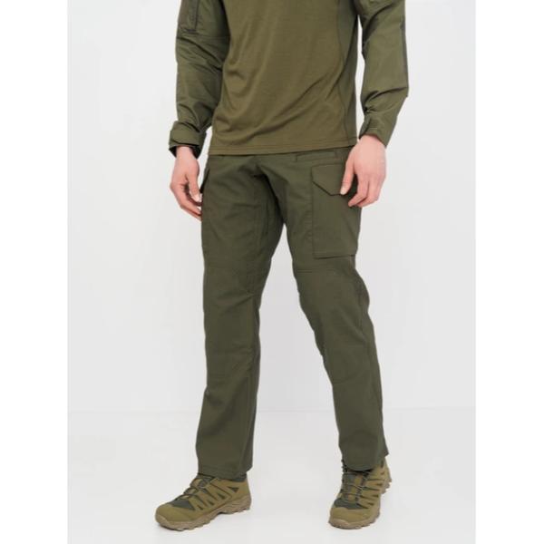 First Tactical Men's V2 Tactical Pants 2-Way Stretch Water Resistant Double-Dyed OD Green 114011-830, 30x30
