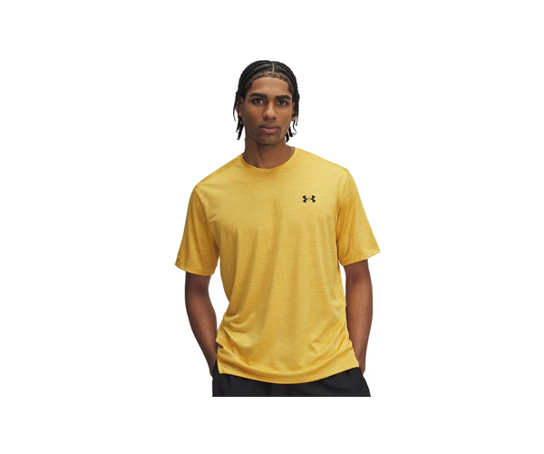 Under Armour 1376791773MD Tech Vent Short Sleeve T-Shirt, Noble Gold & Black - Medium