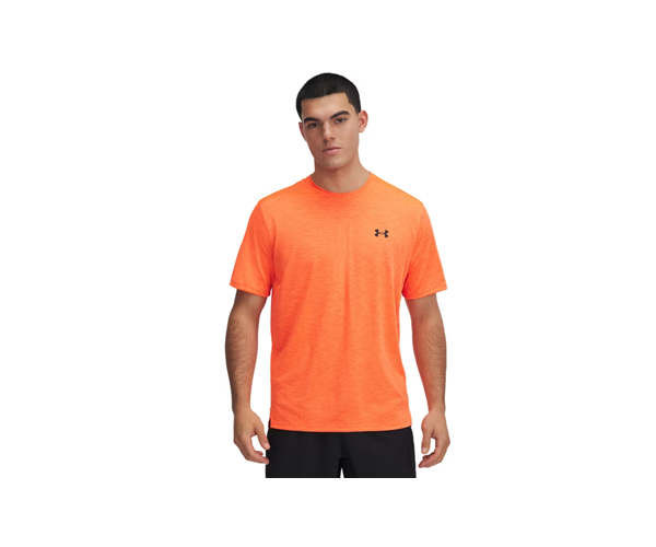 Under Armour 1376791847MD Tech Vent Short Sleeve T-Shirt, Fire, Ares Red & Black - Medium