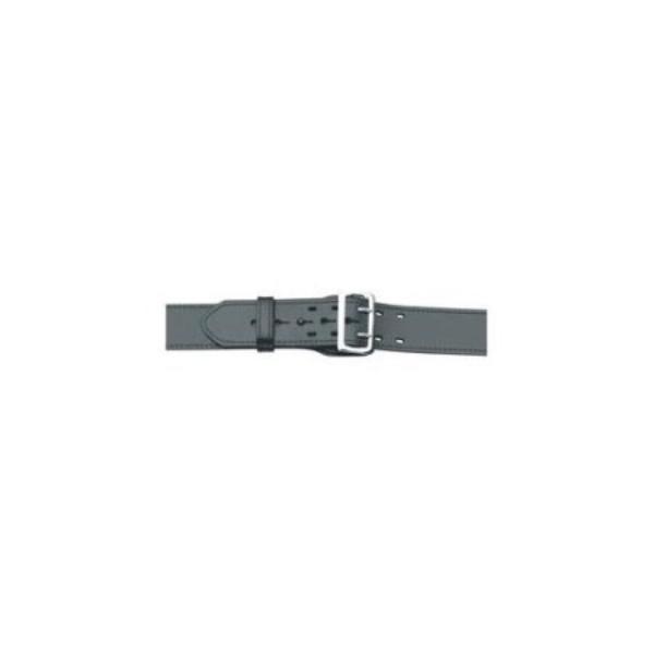 GG-F-LB59-32BR Fully Lined Leather Duty Belt, Black