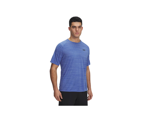 Under Armour 1377843401MD Tiger Tech 2.0 Short Sleeve T-Shirt, Royal & Black - Medium