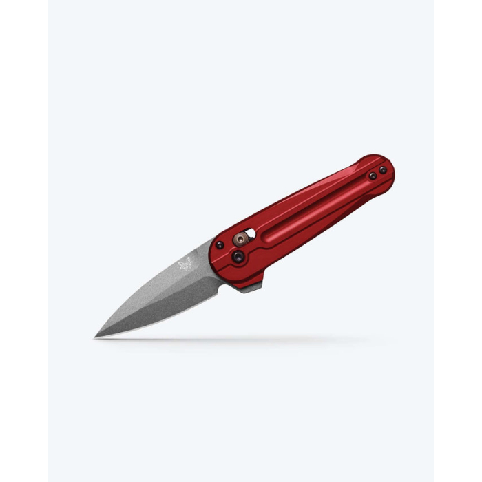 Benchmade Lowden AXIS Flipper Spear-Point Phoenix Red Aluminum Knife 491GY-01