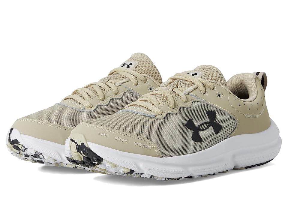 Under Armour 30261752897 Charged Assert 10 Mens Shoes, Khaki Base & Black - Medium - Size 7
