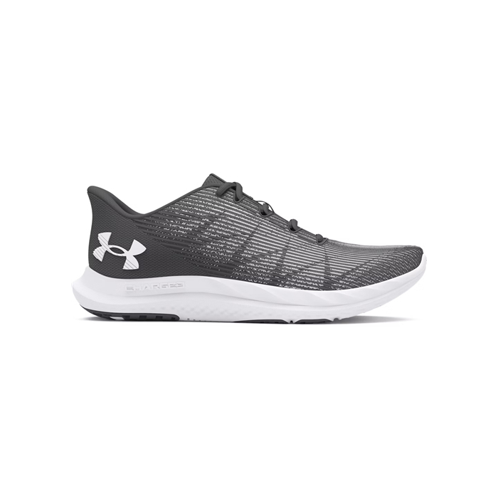 Under Armour 30269991059.5 Charged Speed Swift Mens Running Shoes, Castlerock & White - Medium - Size 9.5