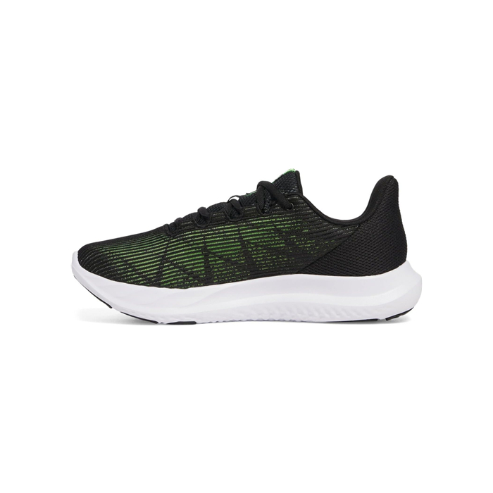 Under Armour 30269990059 Charged Speed Swift Mens Running Shoes, Black & Light Green - Size 9