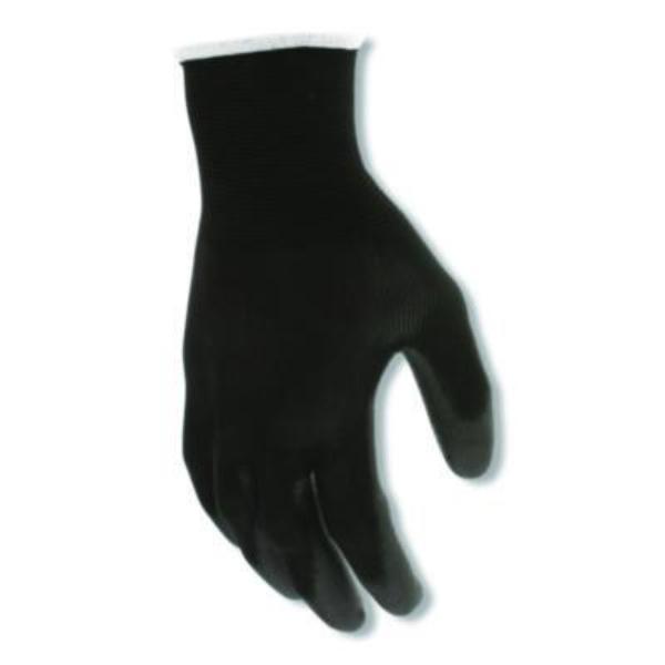 MCR-B96699L 13 Gauge Black Polyurethane-Coated Work Gloves - Large