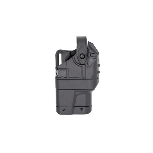 SAFA-BLST-3-2835-1-7-D0-412 Level 3 Retention Left Ballast Holster, Black - Glock 19