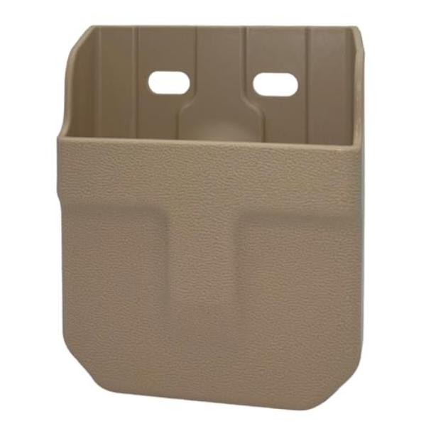 Z9S-Z9-4001-STN-MLK Standard Handcuff Case with Most Handcuff Brands, Silver Tan with Molle Lok