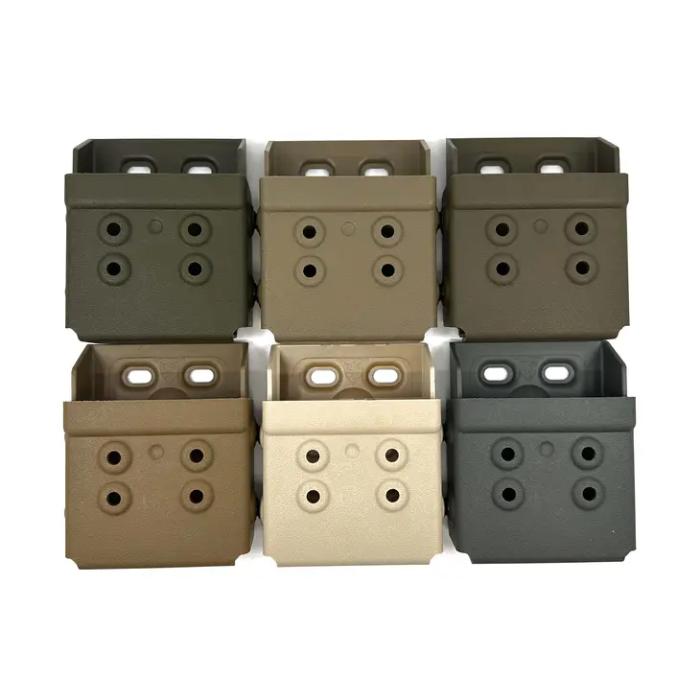 Z9S-Z9-4001-STN-TEK Standard Handcuff Case Holster with Tek-Lok Attachment, Silver Tan