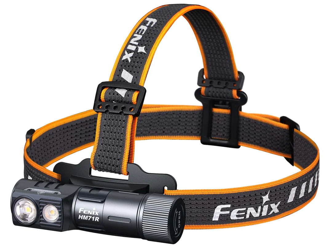 FNX-HM71RSBK Black Rechargeable Headlamp