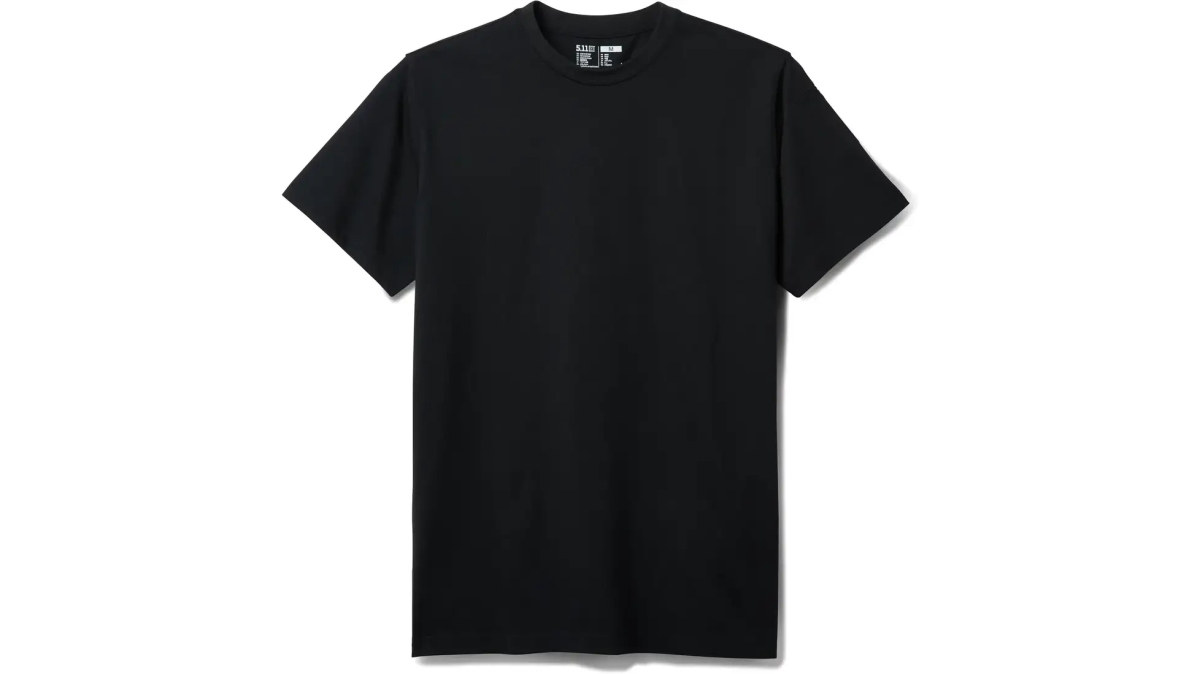 5-71309019M Professional Short Sleeve T-Shirt, Black - Medium