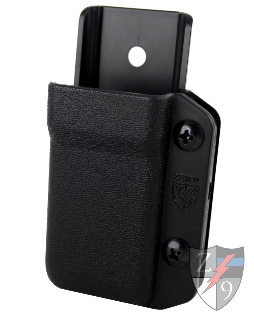 Z9S-Z9-4050-BW-MLK 9 mm & 40cal Single Magazine Case - Black