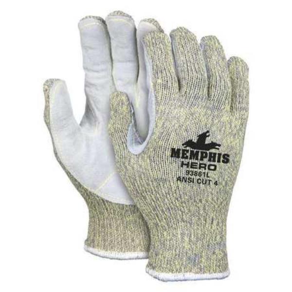 Cut Resistant Gloves, Cut Level A7 ,Uncoated ,None ,S 1 PR