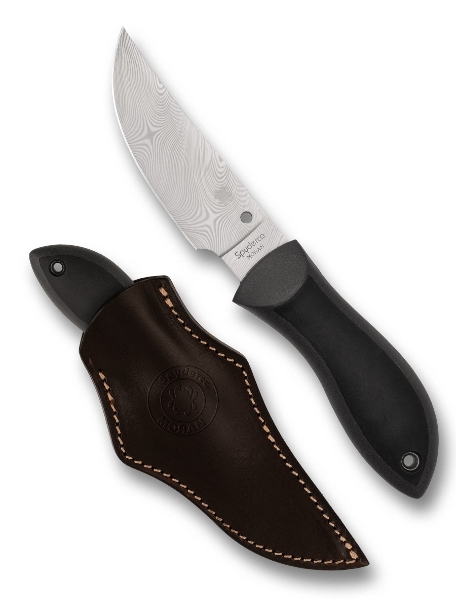 SPY-FB01PGYD Moran Upswept Grey Damasteel Sprint Knife