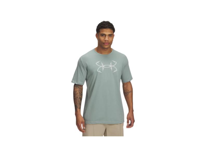 Under Armour 1331197348SM Mens Fish Hook Logo Short Sleeve T-Shirt, Small