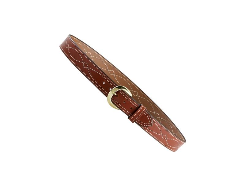 B13-TP-38 1.75 in. Fancy Stitch Belt, Tan - Size 38