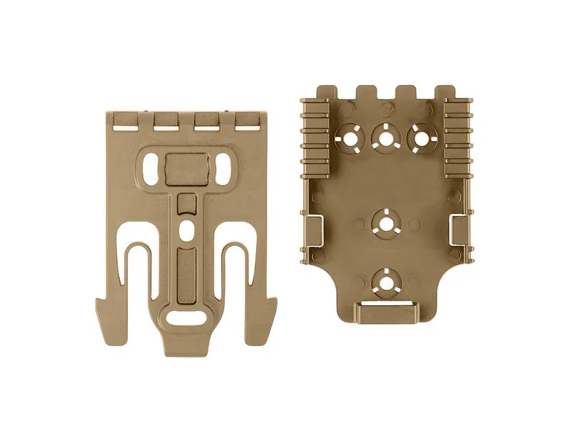 QUICK2-KIT1-55 Quick Locking System Fork & Receiver Kit - FDE Brown