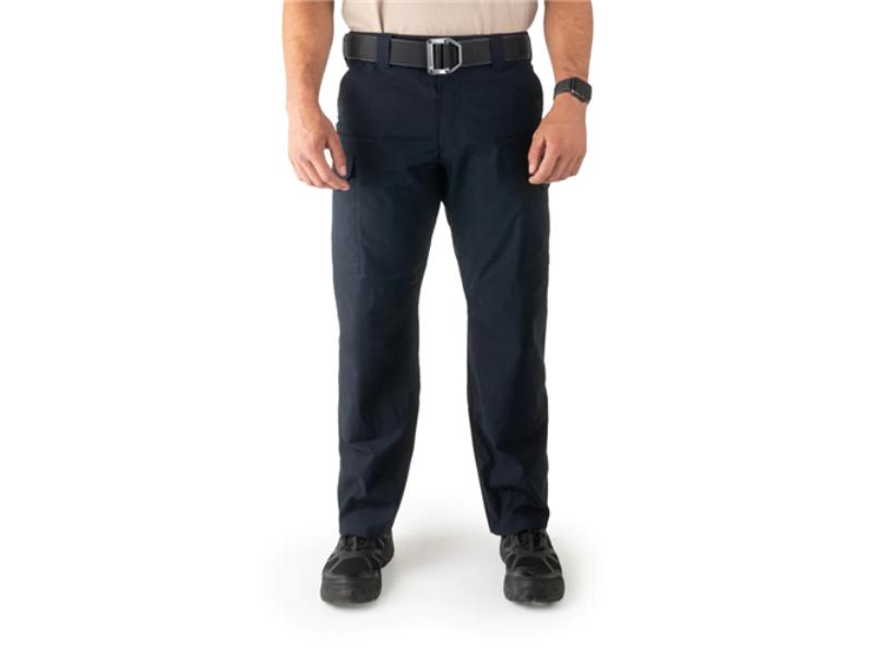 First Tactical Men's V2 Tactical Pants 2-Way Stretch Water Resistant Double-Dyed Midnight Navy 114011-729, 36 Unhemmed