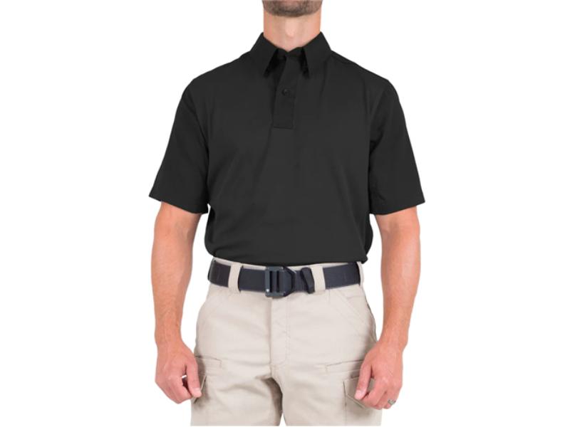 First Tactical Men's V2 Pro Performance Short Sleeve Shirt Black 112012-019, Large/Tall