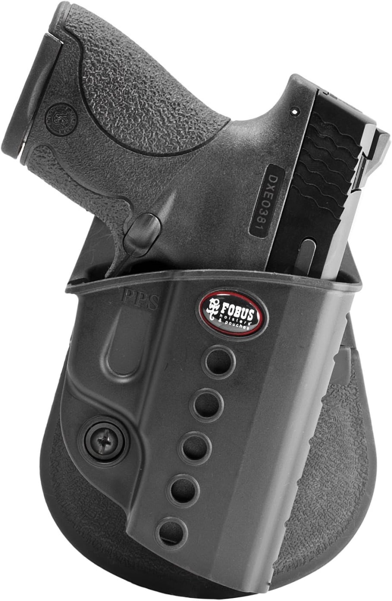 FO-SWS Evolution Belt Paddle S&W M&P Shield 9-40 Plastic SCCY DVG Holster, Black